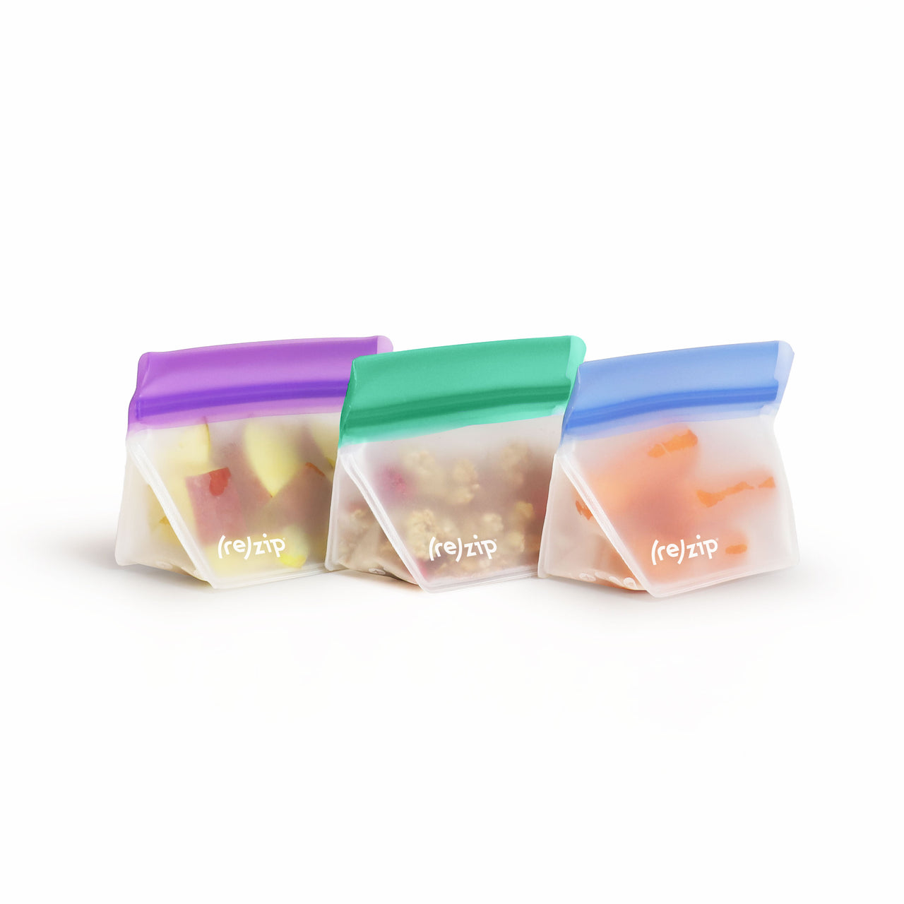 rezip mini pocket-sized snack leak proof reusable food organizing storage bag