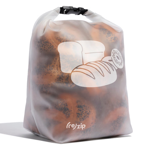 Eco-friendly Roll Top Bread Storage Bag – lightweight, durable bag for storing loaves, bagels, and bakery favorites at home or on the go