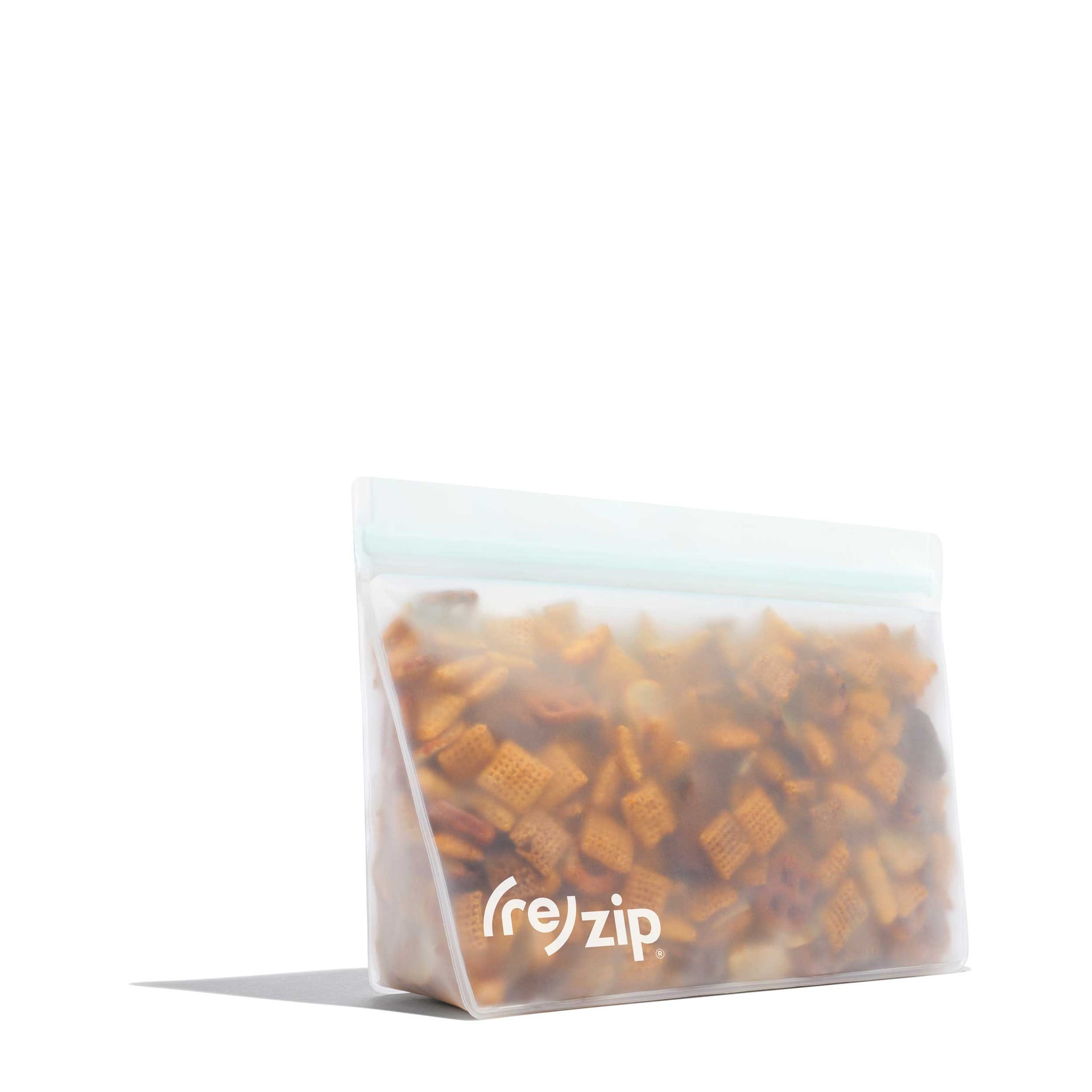 reusable quart ziploc bag leak proof freezer-safe for pantry and food storage