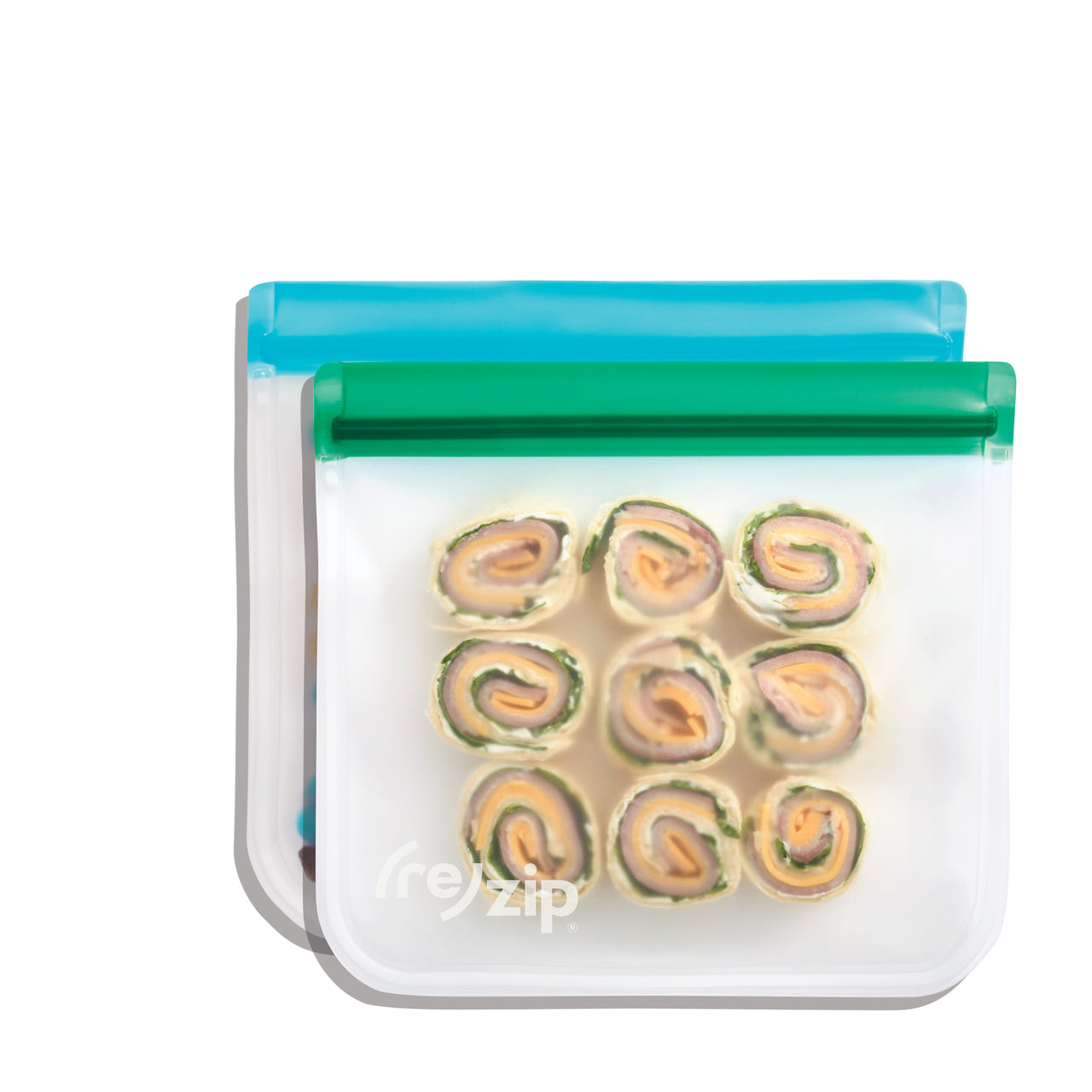  flat reusable sandwich lunch bags – BPA-free, leakproof, freezer-safe PEVA food storage bags for school, work, salads, leftovers, snacks, and meal prep
