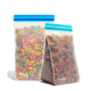 6 and 8 cup tall pantry reusable food storage bags for cereal and dry goods