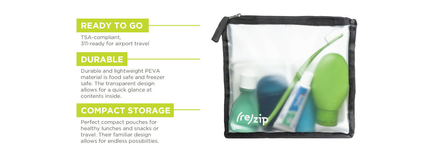 Tried it Tuesday: Rezip Zippered Quart Travel Bag #Giveaway • Erica Finds