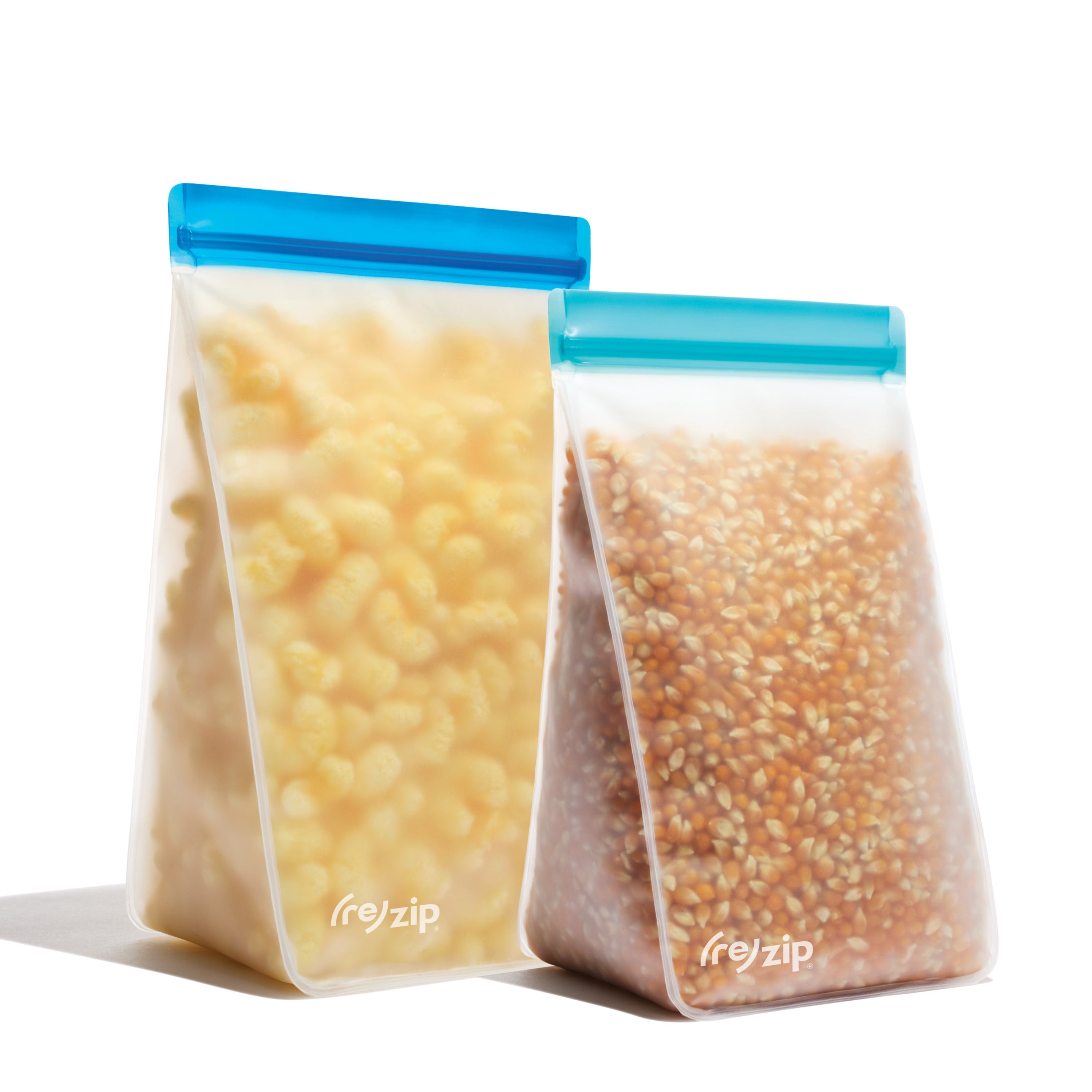 Tall reusable storage bags for snacks – BPA-free, food-safe bags ideal for coffee, nuts, grains, pretzels, rolls, and freezer use – airtight, leakproof, and eco-friendly alternative to disposable plastic bags