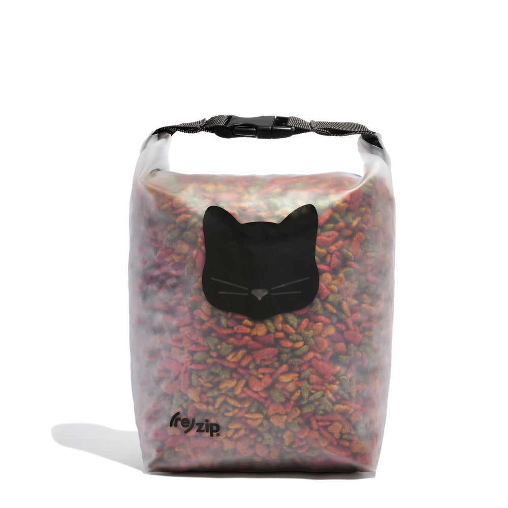 reusable cat food storage bag 14-cup great for on the go