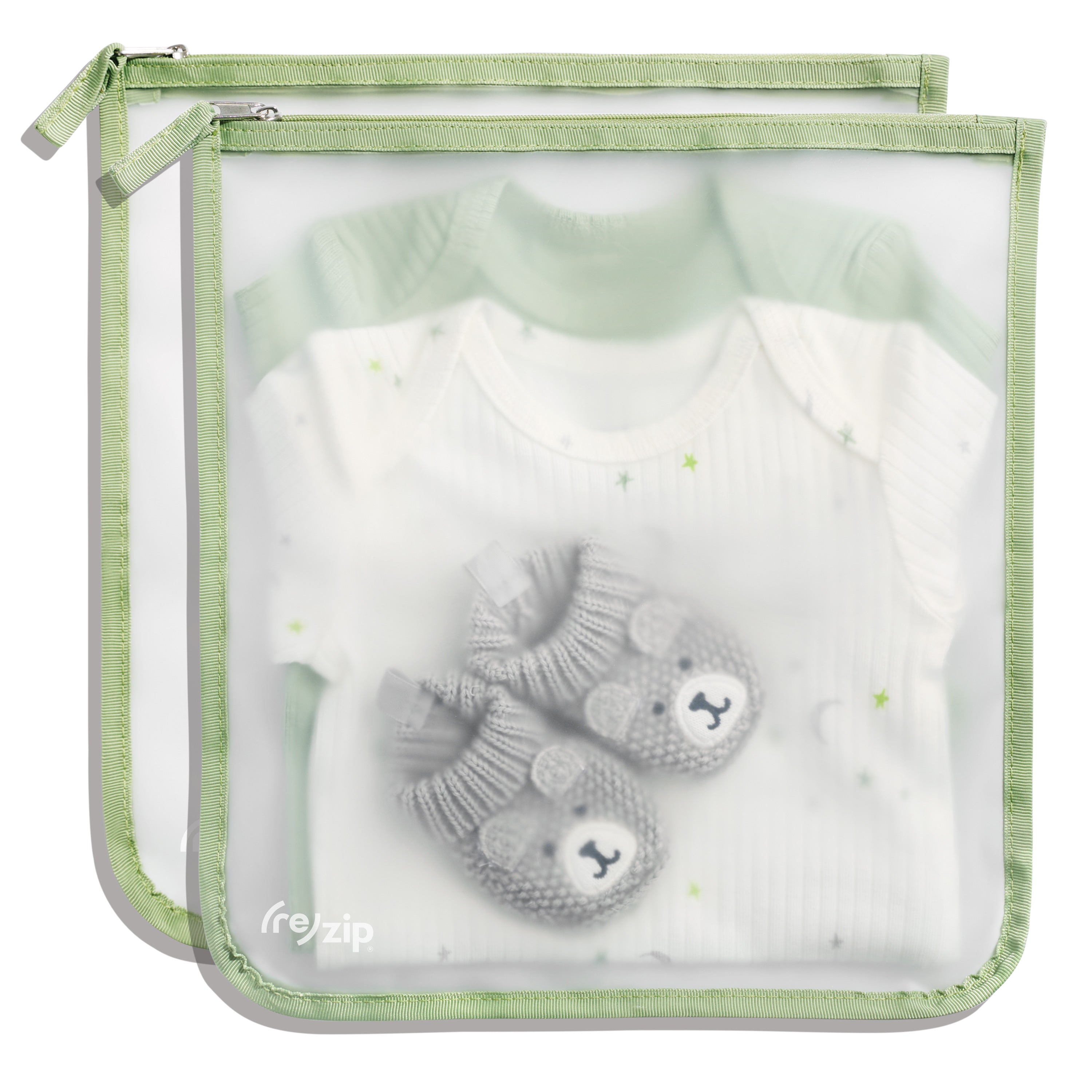 Zippered reusable gallon bags – clear, durable bags for kids’ daycare and pre-school clothes, organization, accessories, and toys