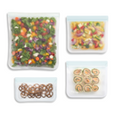 (re)zip 4-piece leakproof reusable gallon, sandwich, lunch and snack kit 