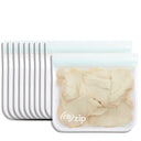 Reusable, Leak proof, Freezer-safe Lunch Food Storage Bag Family Pack 10-pack perfect for sandwiches, snacks, freezing, and organization