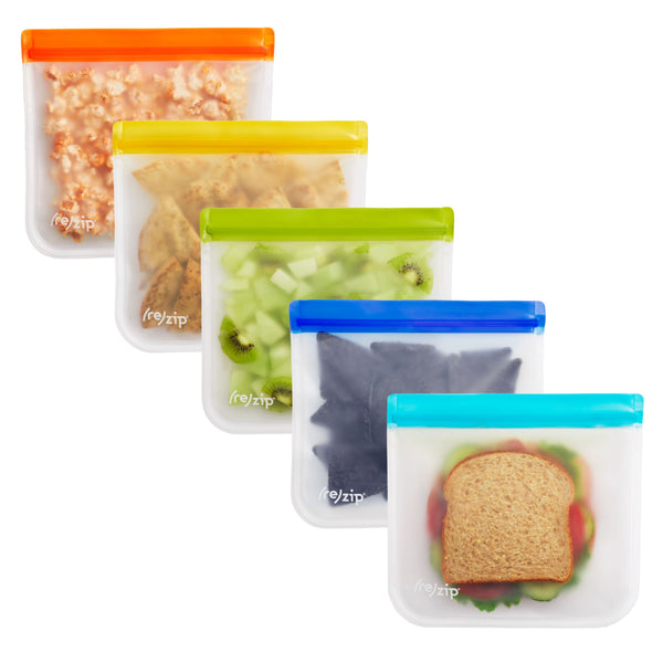 Lunch Sandwich Leakproof Lightweight Dirt-resistant Reusable Ziploc Bag