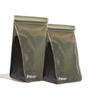 reusable coffee bags - airtight keep beans fresh, great for bulk bins, lightweight for easy transport and on the go