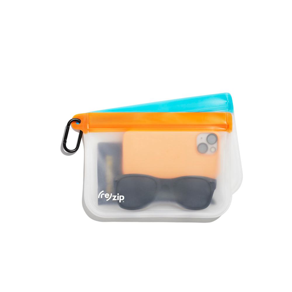 Take me with you leakproof waterproof camping, on the go travel kit, snacking with carabiner