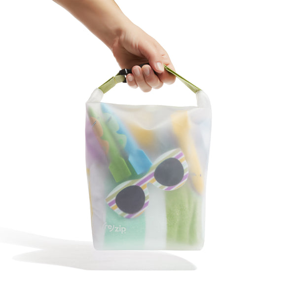 Adventure Roll Top Bag easy to carry for camping and day trips to the beach