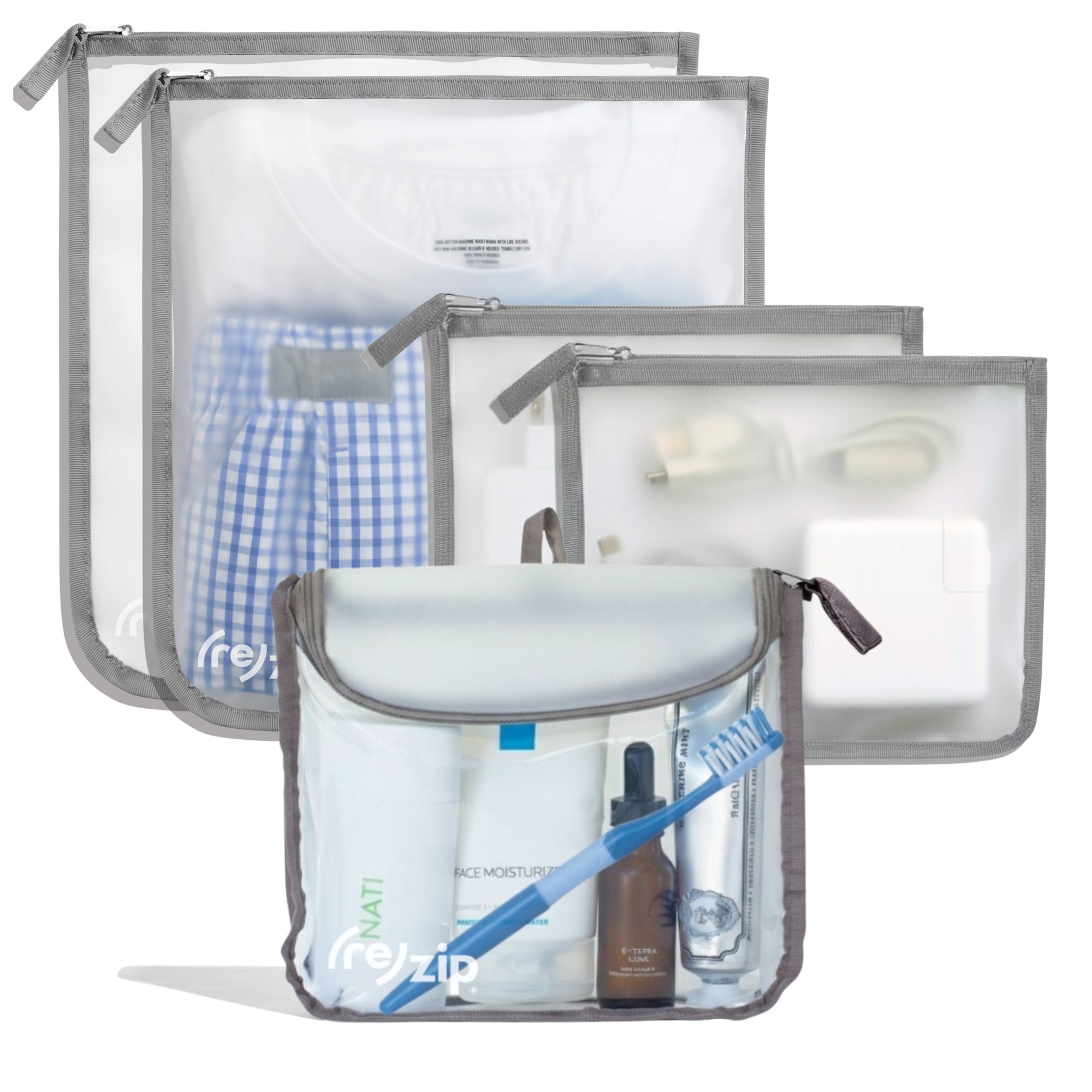 Reusable Travel Organization Kit