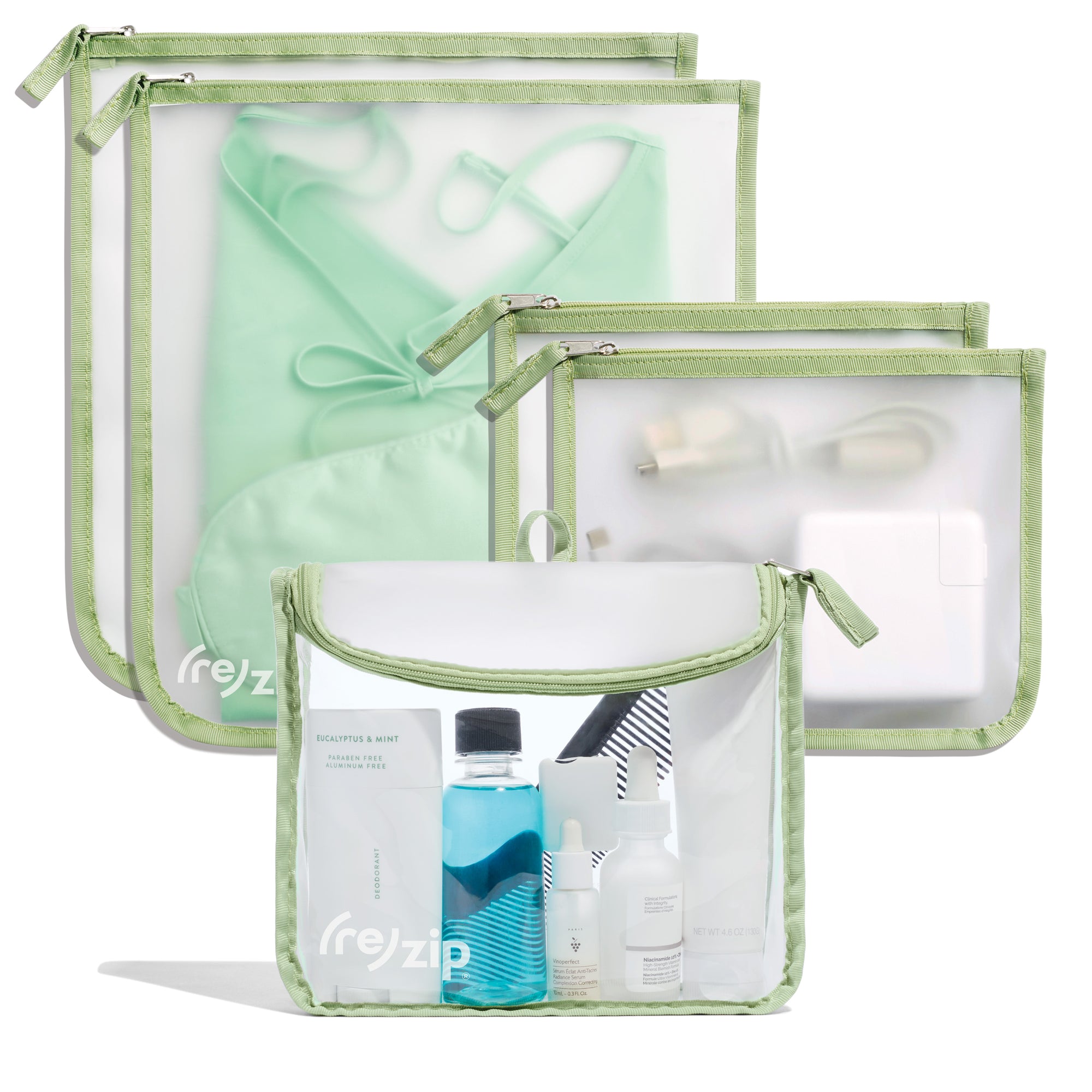 Reusable Travel Organization Kit