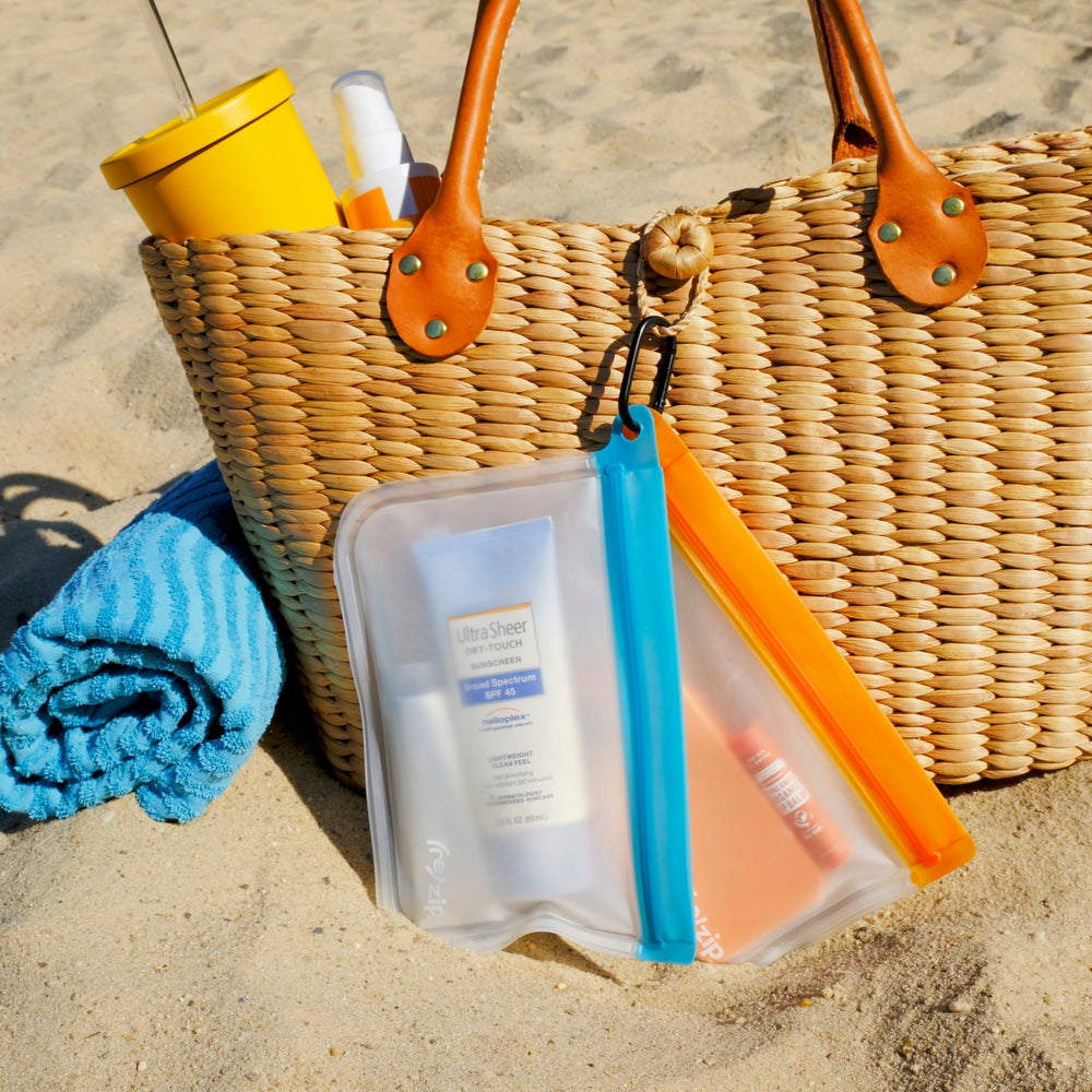 Take me with you leakproof waterproof camping, on the go travel kit, snacking with carabiner