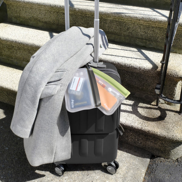 clip on bag for travel documents passport cords toiletries phone and accessories