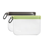 carabiner storage bags that are leakproof and water resistant, great for camping, on the go travel kit, 