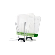 drying rack with reusable lunch sandwich leakproof freezer-safe bags
