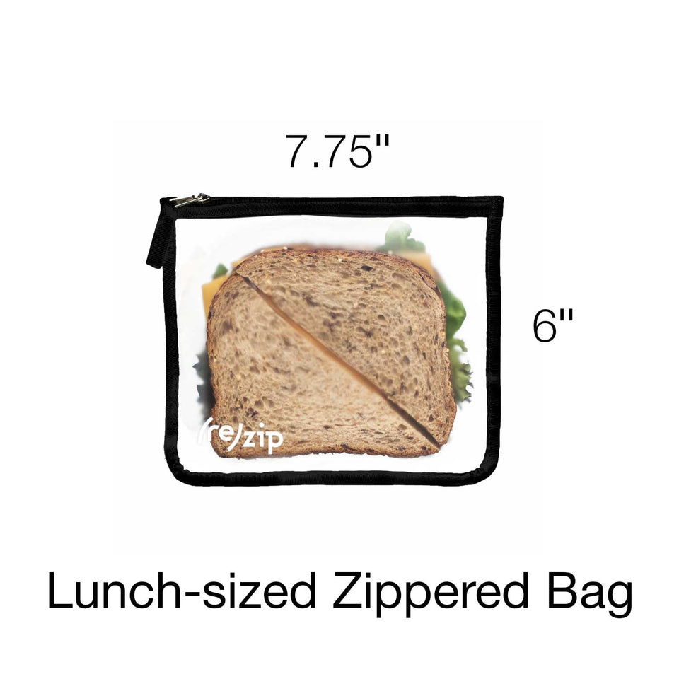 re)zip Zippered Small Reusable Storage Bags (8 x 4.25-inch) 3-Pack Bl -  LaPrima Shops®