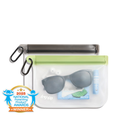 Reusable Take Me Along Bags + 2 Carabiners