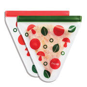 reusable pizza storage bags freezer safe and airtight to keep them fresh, leakproof for on the go meals