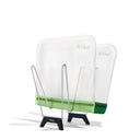 collapsible drying rack with reusable lunch sandwich leakproof freezer-safe bags great for small and tight spaces kitchens