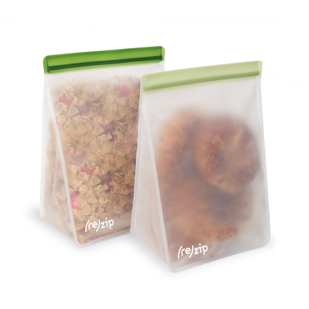 re)zip Deluxe 8-piece Resusable Storage Bag Kit (Moss Green / Aqua) -  LaPrima Shops®