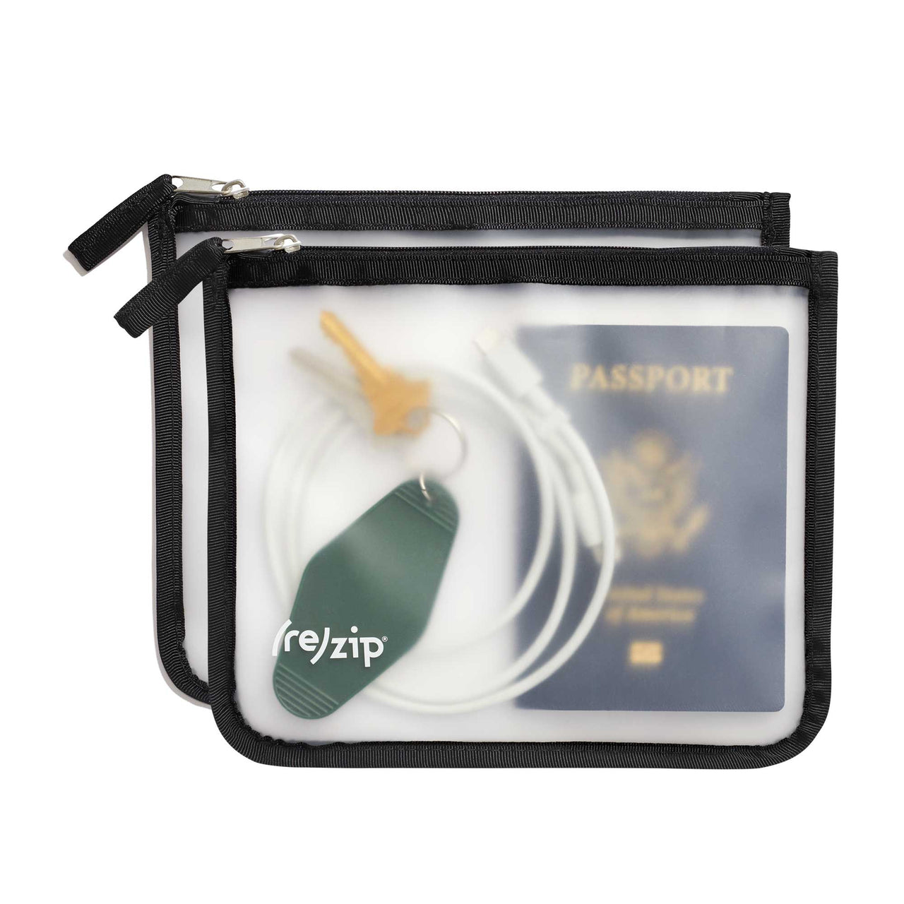 rezip zippered medium bag great for travel and on the go