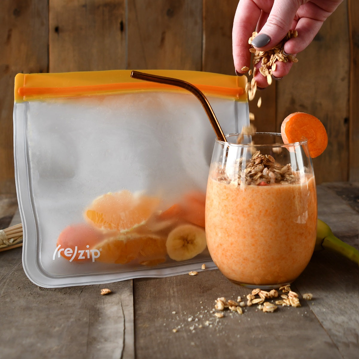 re)zip Reusable Leak-proof Food Storage Flat Bag Kit - Snack & Lunch - 5ct  : Target