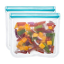 rezip Lay-Flat Lunch Leakproof Reusable Storage Bag 2-pack  in Aqua