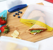 Back to School with rezip lunch sandwich bags, snack and standup snack reusable leak proof bags