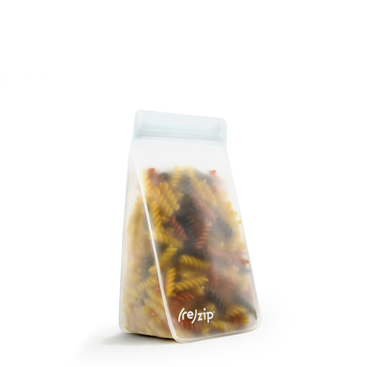 4-cup quart tall reusable pasta storage bag – airtight and leakproof bag for pantry staples, snacks, and dry goods – sustainable, space-saving solution for eco-friendly kitchens