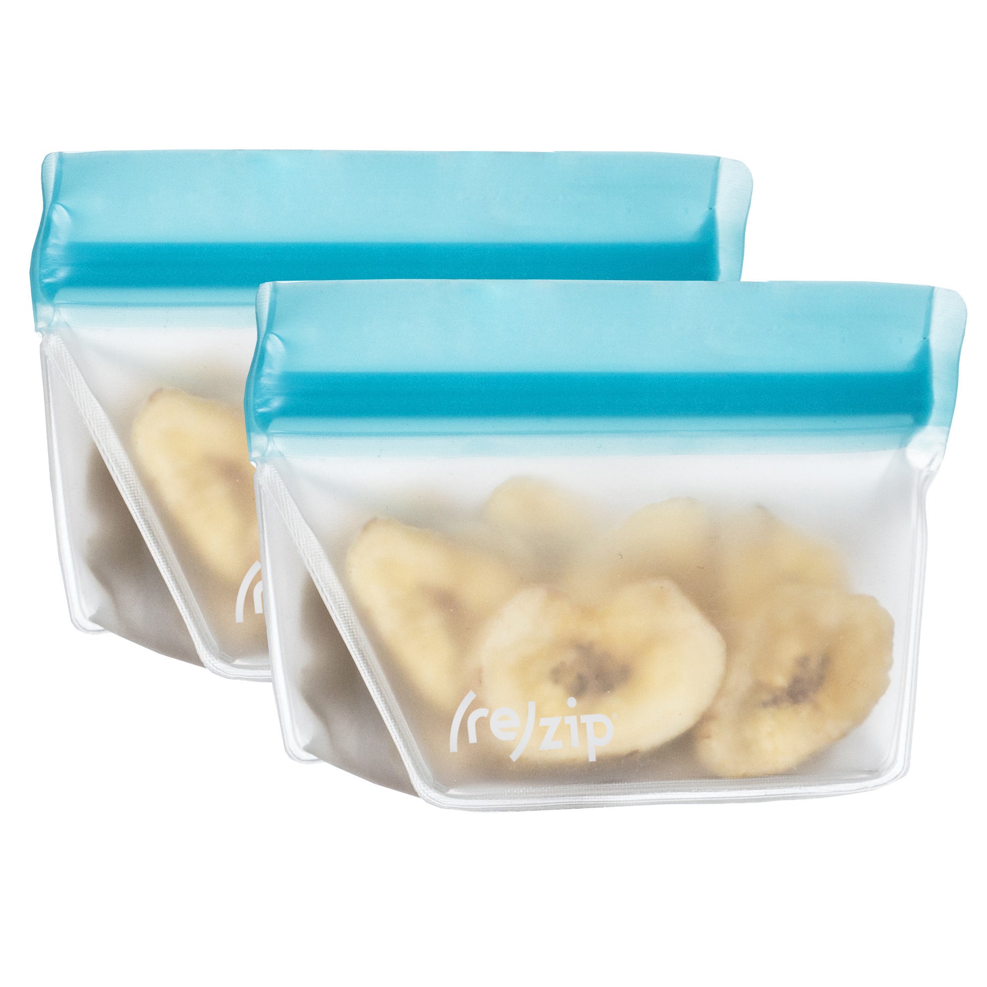(re)zip Reusable Leak-proof Food Storage Bag Kit - Mini and Snack Stand-Up,  Flat Snack & Lunch - 8ct
