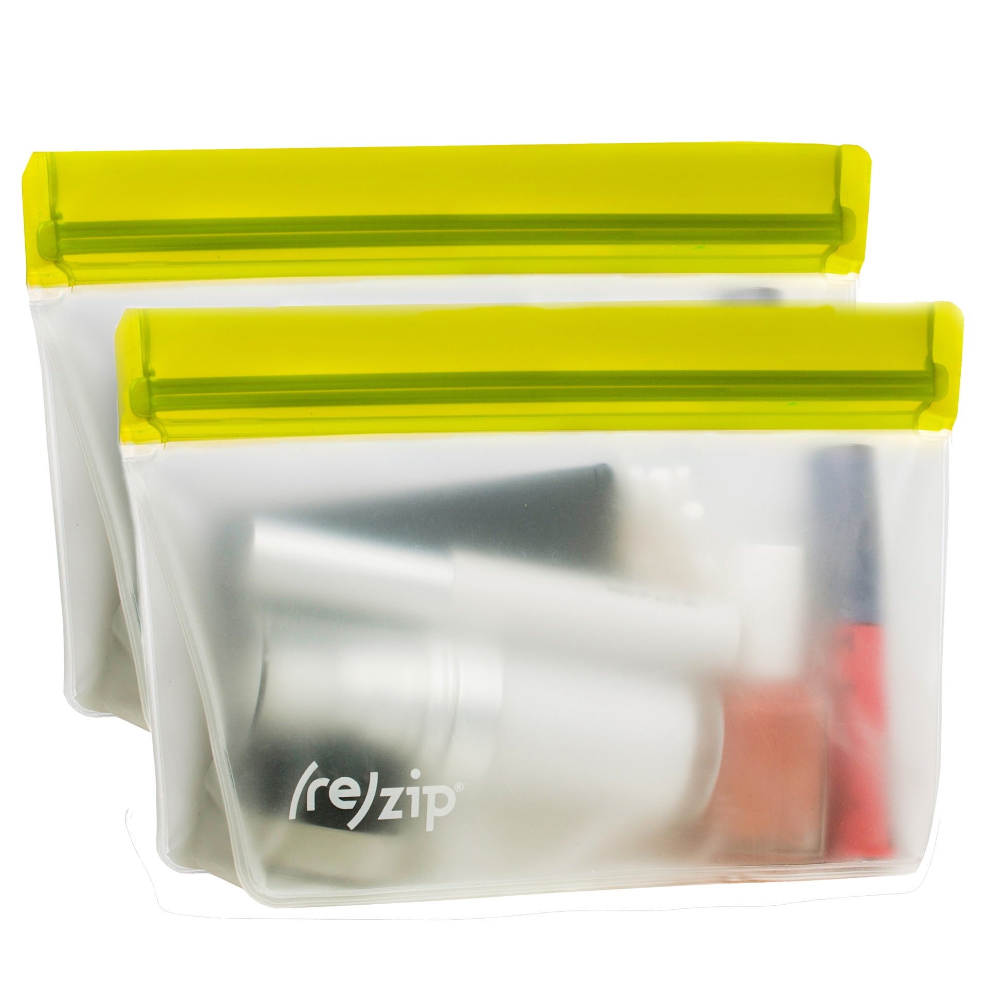 re)zip Deluxe 8-piece Resusable Storage Bag Kit (Moss Green / Aqua