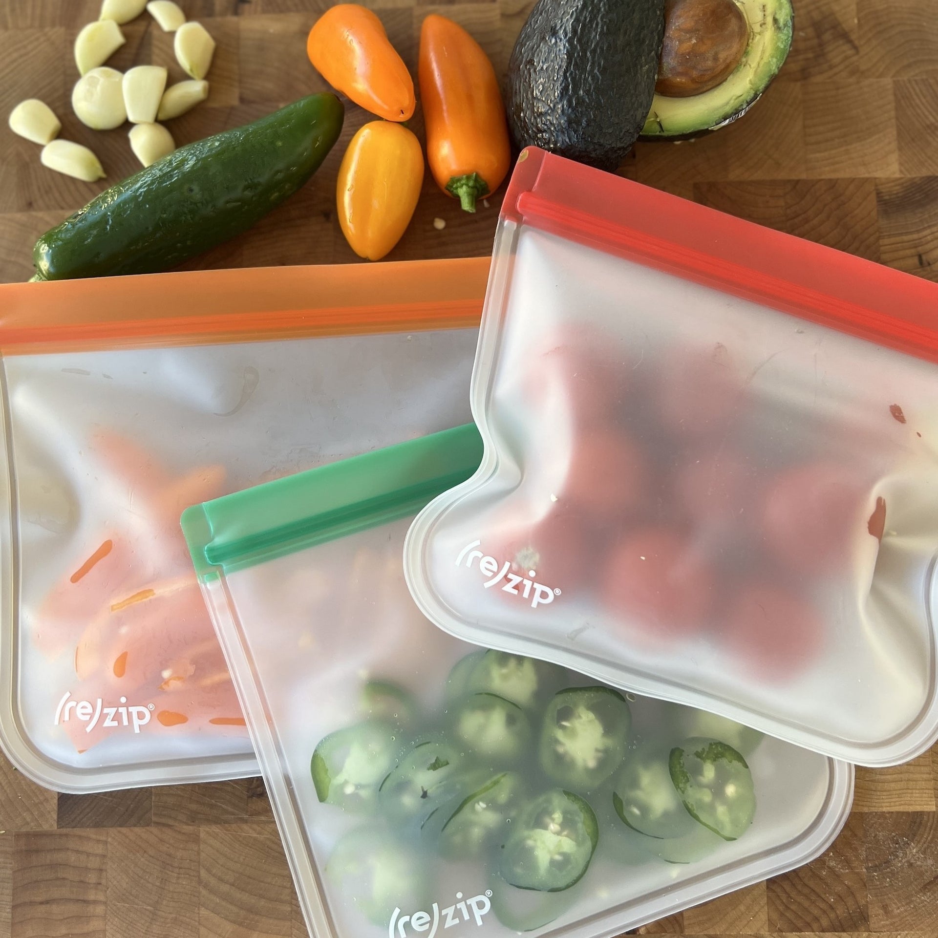 Silicone Flat Reusable Bags: Store, Freeze & Pack with Ease